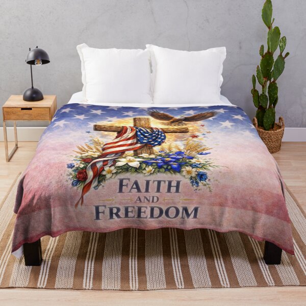 Item preview, Faith and Freedom – American Spirit designed and sold by MysticOzzy.