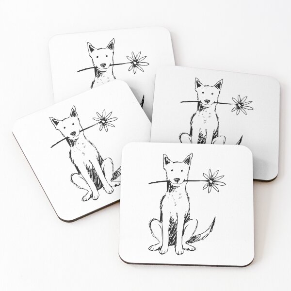 Item preview, Dog and flower designed and sold by ANVivid.