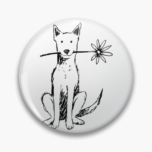 Item preview, Dog and flower designed and sold by ANVivid.