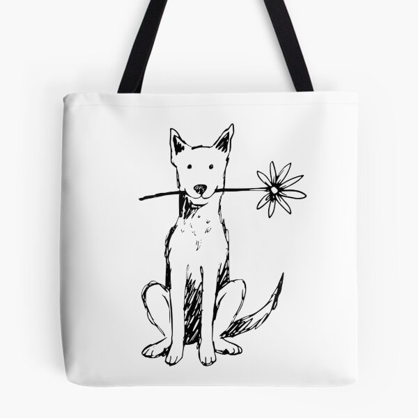 Item preview, Dog and flower designed and sold by ANVivid.