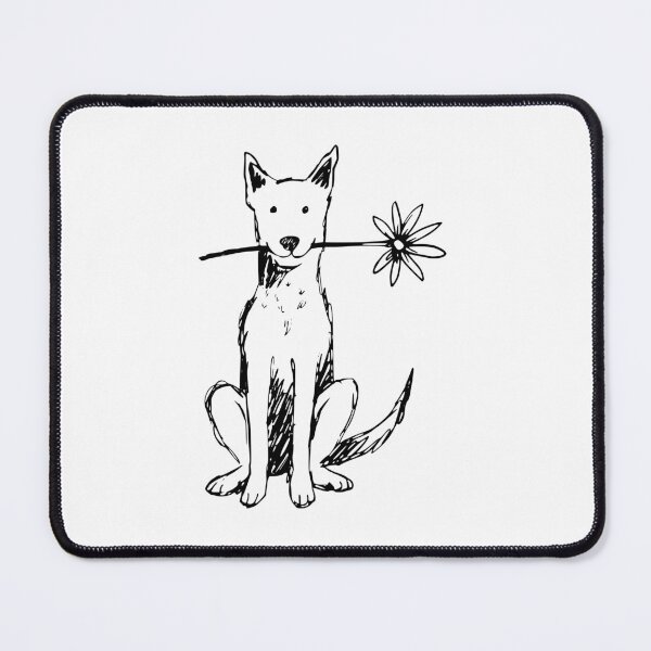 Item preview, Dog and flower designed and sold by ANVivid.