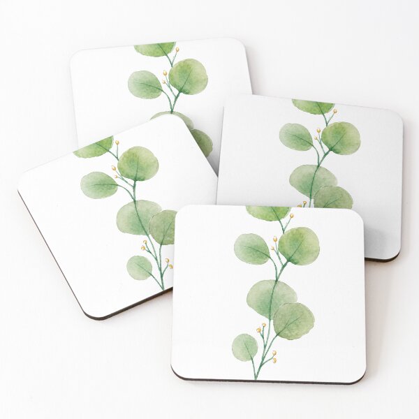 Item preview, Watercolor Eucalyptus Green Leaves Painting designed and sold by Mvicen.