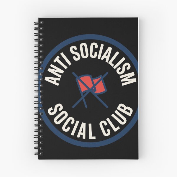 Item preview, Anti Socialism Social Club Political Conservative Libertarian Capitalism Freedom designed and sold by SofenArt.