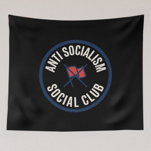 Aperçu de l'œuvre Club social antisocialiste, conservateur politique, libertarien, capitalisme, liberté créée et vendue par SofenArt.
