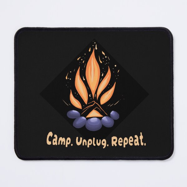 Item preview, camp unplug repeat designed and sold by MirelaBadea.