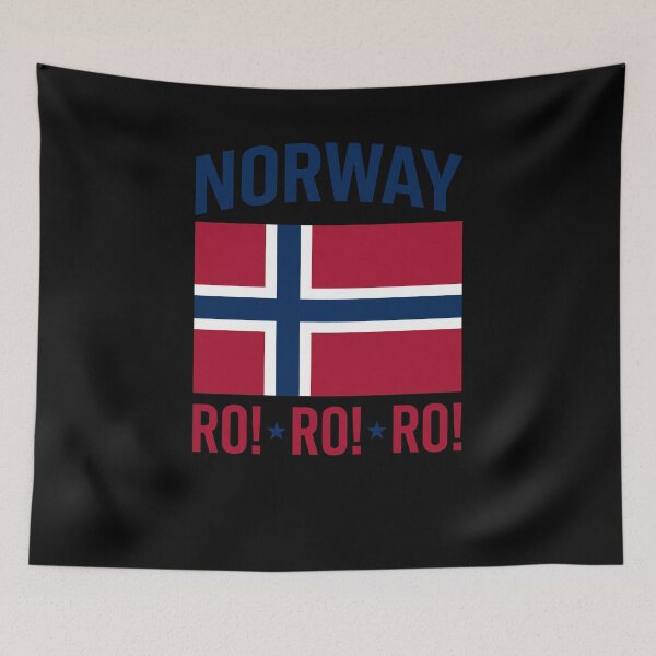 Item preview, Norway Ro! Ro! Ro! Norwegian Flag Patriotism Heritage Traveler designed and sold by SofenArt.