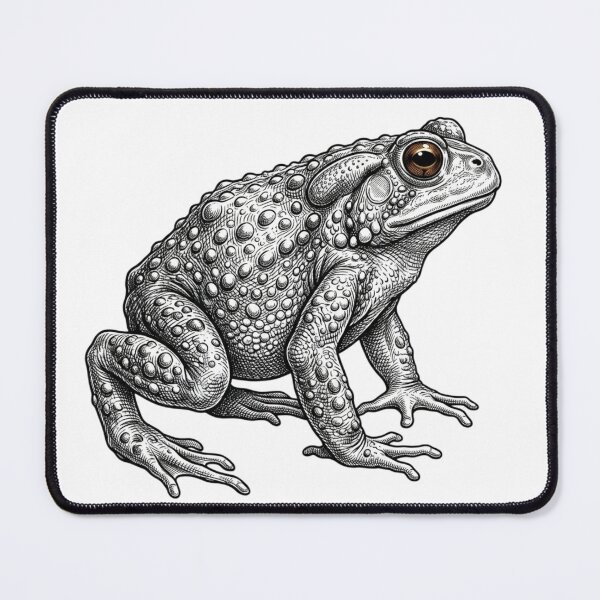 Item preview, Toad - Realistic Minimalistic Black and White designed and sold by Minimalisticaly.