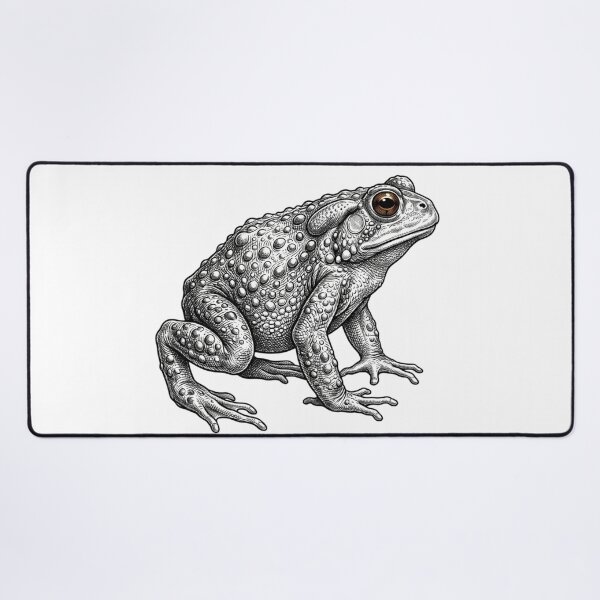 Item preview, Toad - Realistic Minimalistic Black and White designed and sold by Minimalisticaly.
