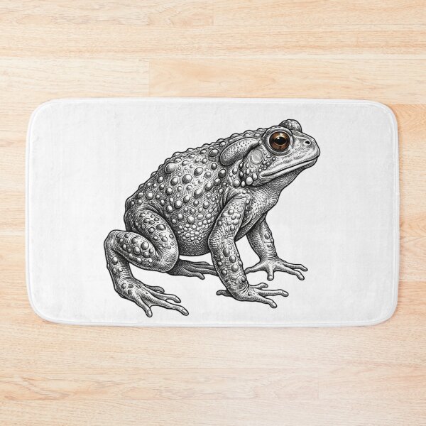 Item preview, Toad - Realistic Minimalistic Black and White designed and sold by Minimalisticaly.