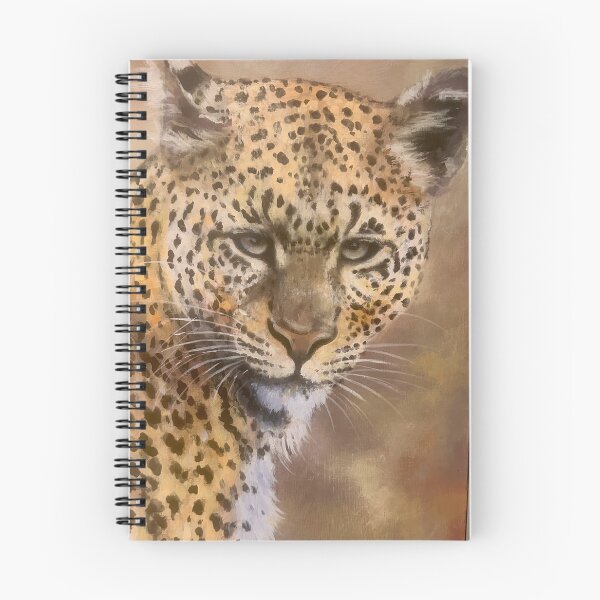 Item preview, Spotted Leopard Wildlife Realistic Animal Painting designed and sold by Artdesrapides.