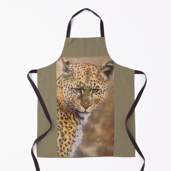 Item preview, Spotted Leopard Wildlife Realistic Animal Painting designed and sold by Artdesrapides.