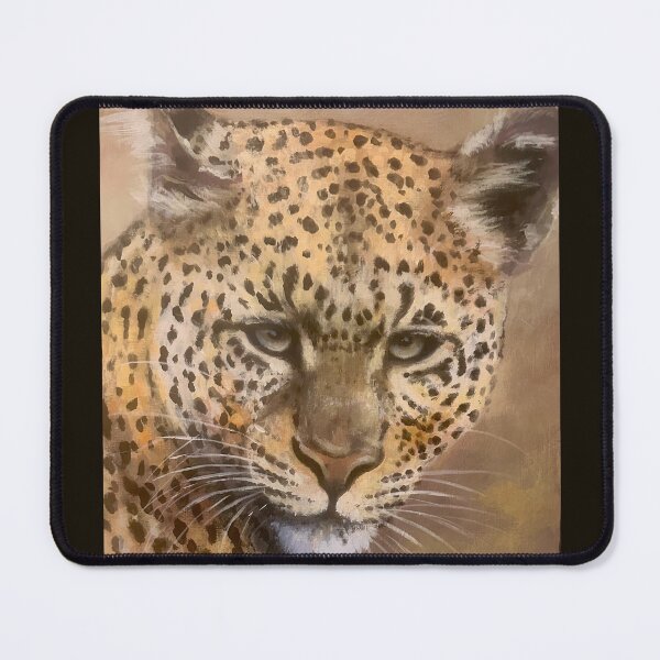 Item preview, Spotted Leopard Wildlife Realistic Animal Painting designed and sold by Artdesrapides.