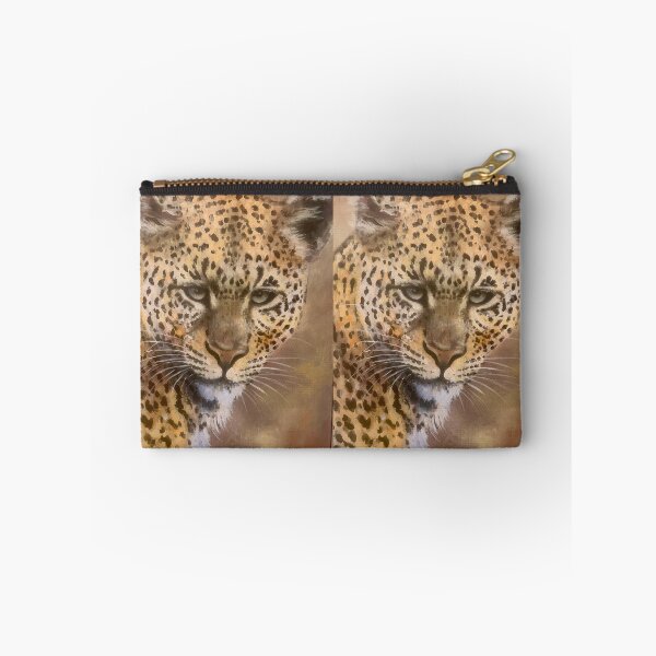 Item preview, Spotted Leopard Wildlife Realistic Animal Painting designed and sold by Artdesrapides.