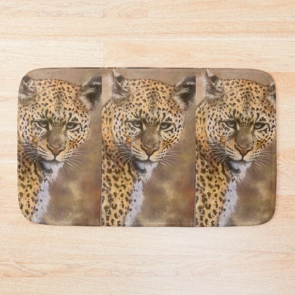 Item preview, Spotted Leopard Wildlife Realistic Animal Painting designed and sold by Artdesrapides.