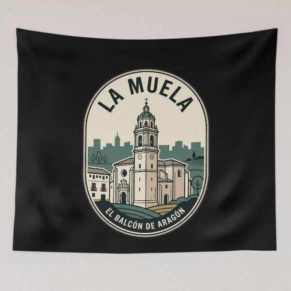 Item preview, La Muela Spain Vintage Travel Emblem designed and sold by k3rstman1.