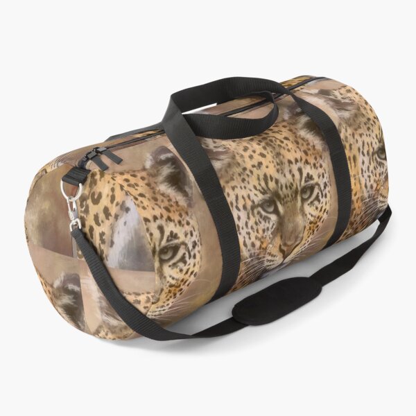 Item preview, Spotted Leopard Wildlife Realistic Animal Painting designed and sold by Artdesrapides.