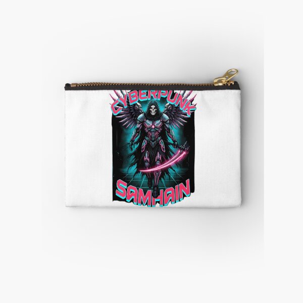 Item preview, Cyberpunk Grim Reaper - Neon Halloween Samhain Streetwear designed and sold by wyzin39.