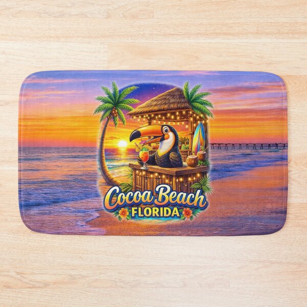 Item preview, Tropical Toucan Sunset – Cocoa Beach Paradise designed and sold by MysticOzzy.