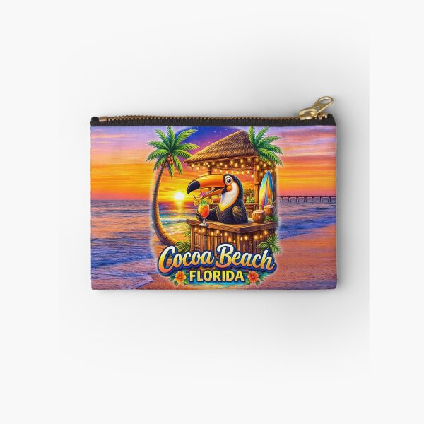 Item preview, Tropical Toucan Sunset – Cocoa Beach Paradise designed and sold by MysticOzzy.