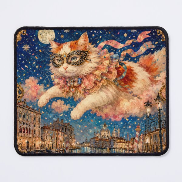 Item preview, Masked Cat of the Venice Carnival - Night Magic designed and sold by Natalia-Vlad.