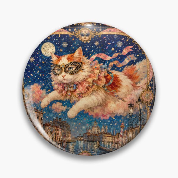 Item preview, Masked Cat of the Venice Carnival - Night Magic designed and sold by Natalia-Vlad.