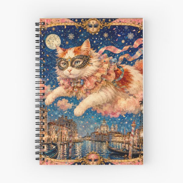 Item preview, Masked Cat of the Venice Carnival - Night Magic designed and sold by Natalia-Vlad.