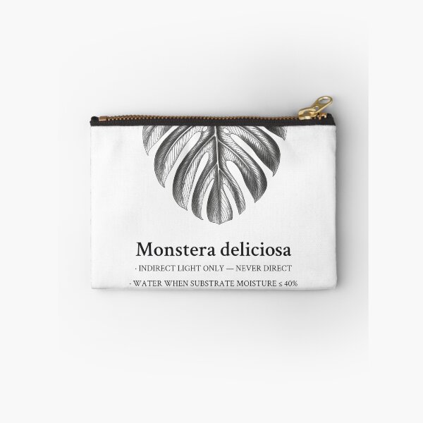 Item preview, Monstera Deliciosa Botanical Care Label designed and sold by Department of Obscure Studies.