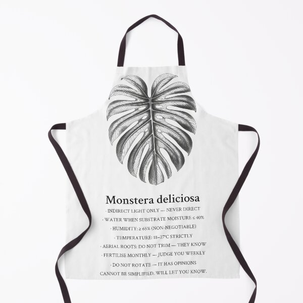 Item preview, Monstera Deliciosa Botanical Care Label designed and sold by Department of Obscure Studies.