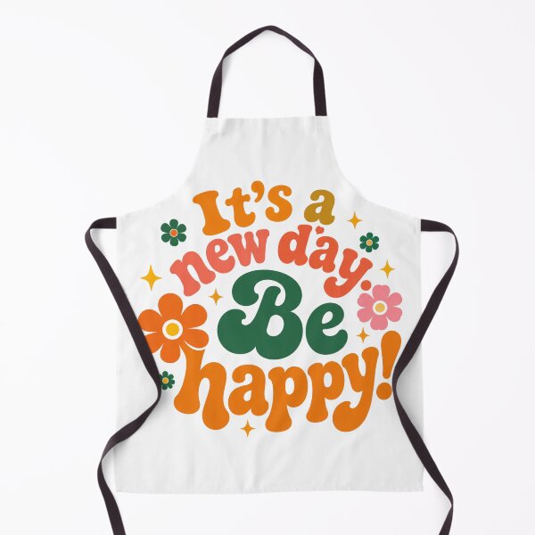 Item preview, It's A New Day Be Happy Retro Floral designed and sold by ByTiti.