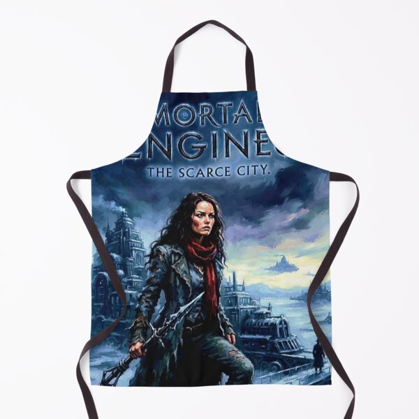 Item preview, Mortal Engines The Scarce City Retro Post-Apocalyptic Steampunk Action Sci-Fi Tribute Art Poster designed and sold by Art's Diner.