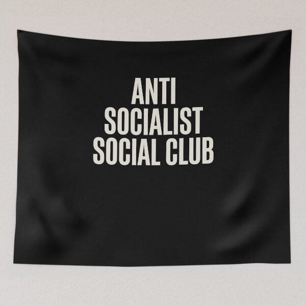 Item preview, Anti Socialist Social Club Political Humor Conservative Patriot designed and sold by SofenArt.