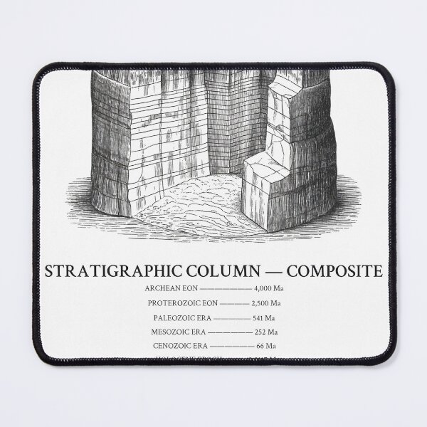 Item preview, Stratigraphic Column Deep Time Geology designed and sold by Department of Obscure Studies.