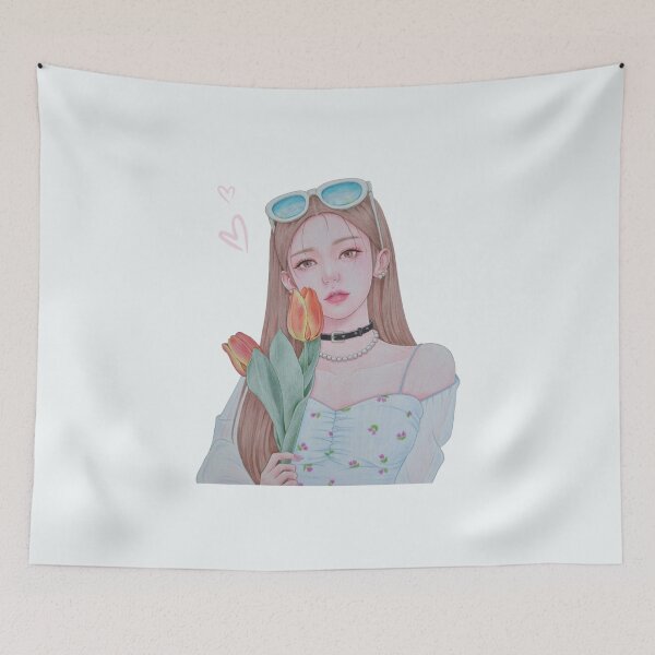 Item preview, Girl with Tulip designed and sold by KJAStudio.