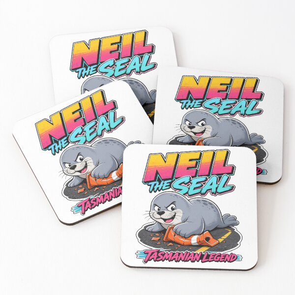 Item preview, Neil the Seal Tasmanian Legend Funny Meme Retro 80s Gift designed and sold by Uglyandcute.