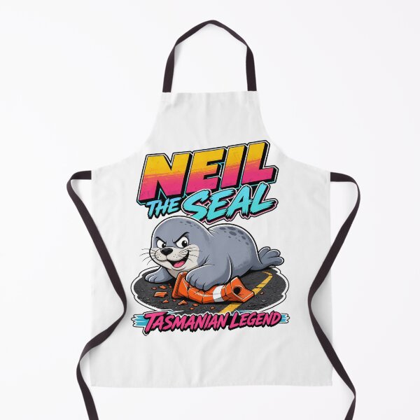 Item preview, Neil the Seal Tasmanian Legend Funny Meme Retro 80s Gift designed and sold by Uglyandcute.