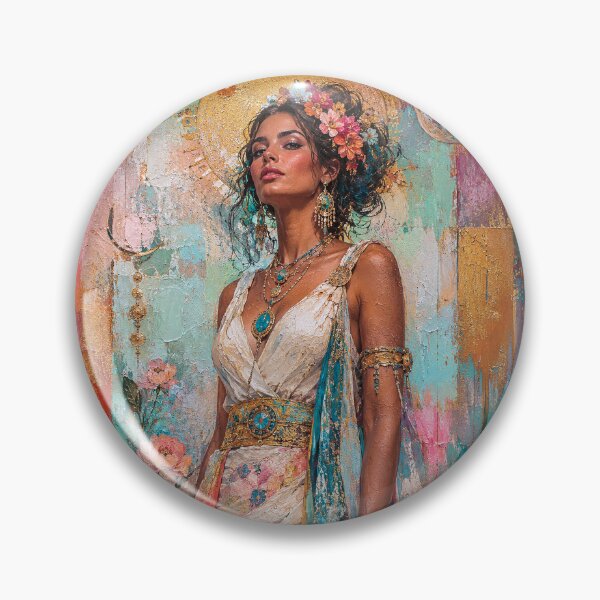 Item preview, Greek Goddes Kymopoleia painting. designed and sold by GalleryKauffeld.