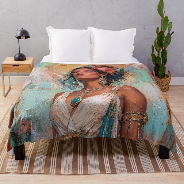 Item preview, Greek Goddes Kymopoleia painting. designed and sold by GalleryKauffeld.