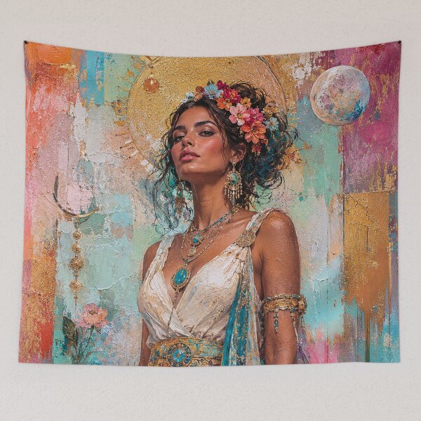 Item preview, Greek Goddes Kymopoleia painting. designed and sold by GalleryKauffeld.