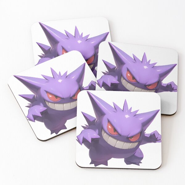 Item preview, Gengar Fanart Smiling with Sharp Teeth and Spiky Hair designed and sold by Lilith.3x313 Vault.
