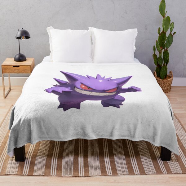 Item preview, Gengar Fanart Smiling with Sharp Teeth and Spiky Hair designed and sold by Lilith.3x313 Vault.