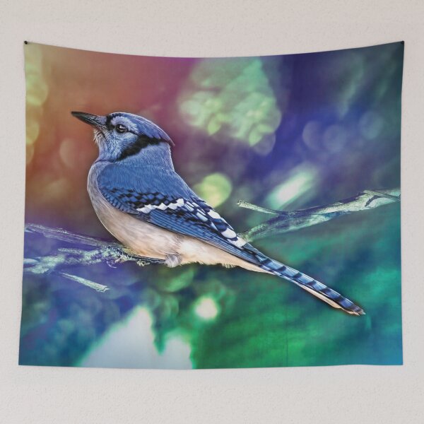 Item preview, Blue Jay Bokeh designed and sold by Kay Brewer.