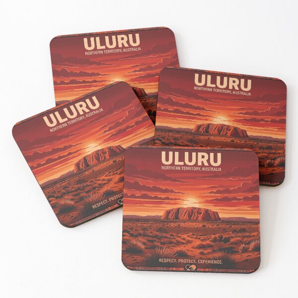 Item preview, Uluru Australia Travel Poster designed and sold by ArtworkNorth.