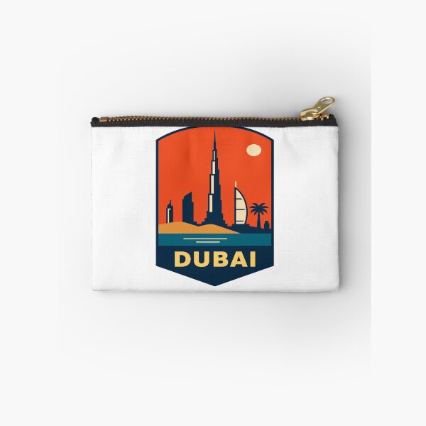 Item preview, Dubai Skyline Retro Travel Badge designed and sold by Lyfeinsights.