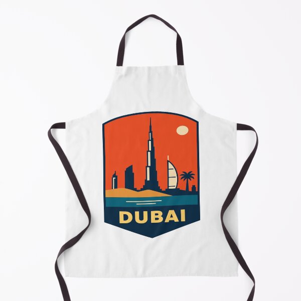 Item preview, Dubai Skyline Retro Travel Badge designed and sold by Lyfeinsights.