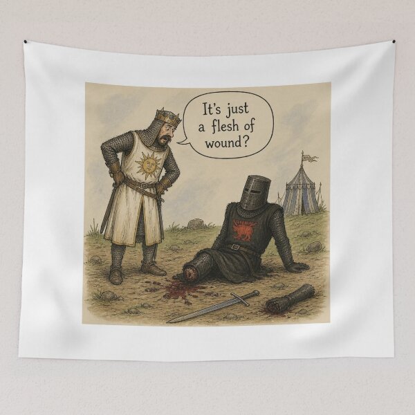 Item preview, It's just a flesh of wound designed and sold by CinemaChronik.