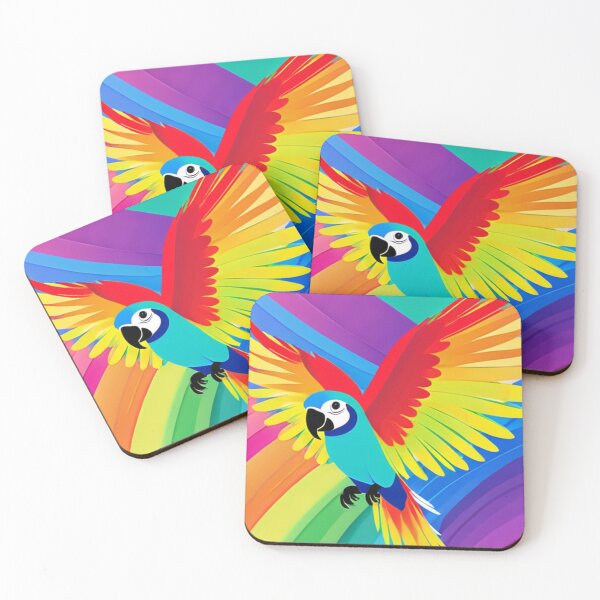 Item preview, Art - Exotic Parrot, Colorful Illustration designed and sold by World-Pets.