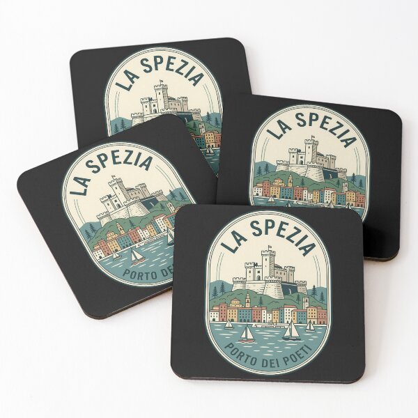 Item preview, Porto dei Poeti La Spezia Vintage Travel Emblem designed and sold by k3rstman1.