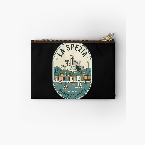 Item preview, Porto dei Poeti La Spezia Vintage Travel Emblem designed and sold by k3rstman1.