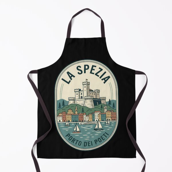 Item preview, Porto dei Poeti La Spezia Vintage Travel Emblem designed and sold by k3rstman1.