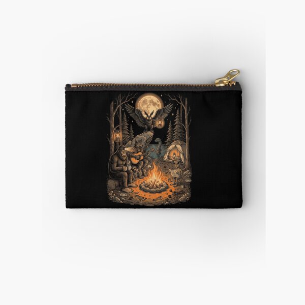 Item preview, Bigfoot Campfire Guitar Night Under Moon designed and sold by Roy & Tiffany.